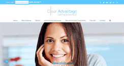 Desktop Screenshot of clearadvantageortho.com